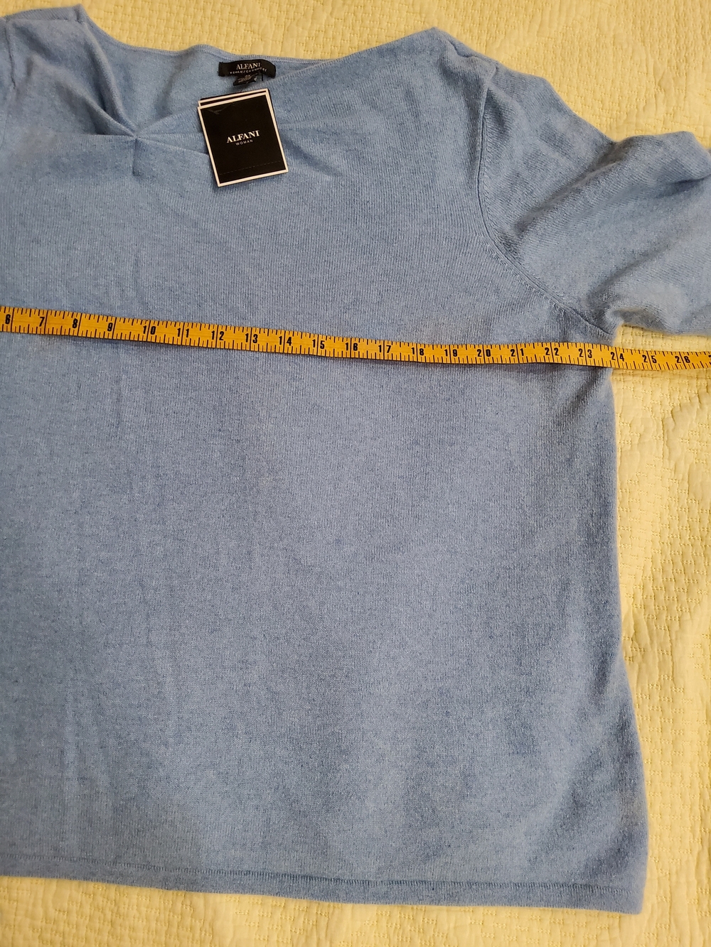 Alfani 100% Cashmere Knit Sweater Size 3X - Picture 7 of 8